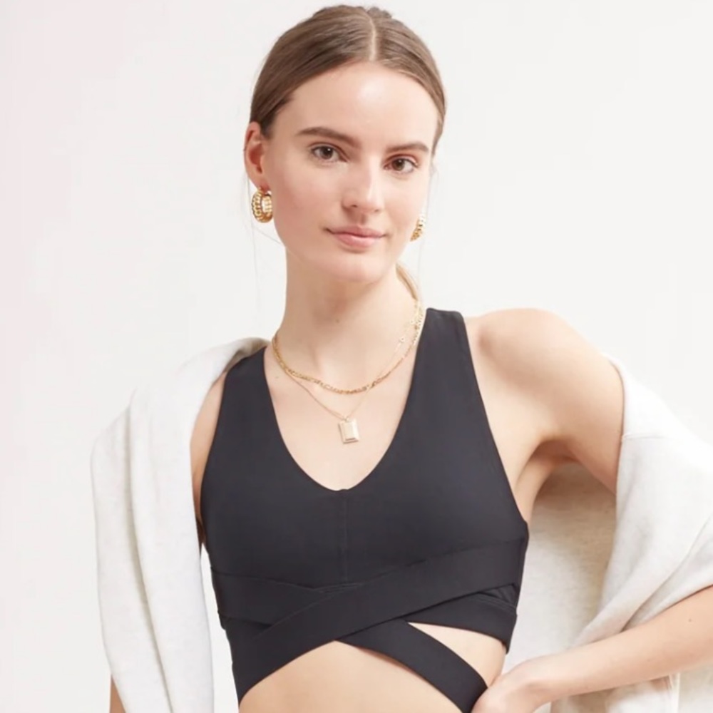 Le Ore Corso Crossover Bra (S) Black